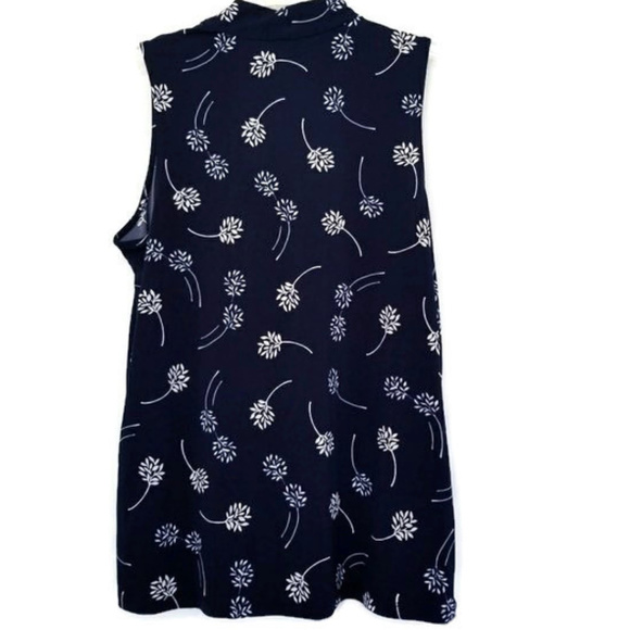 BANANA REPUBLIC SIZE SMALL FLORAL TIE BLOUSE - Picture 3 of 3